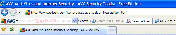 AVG Security Toolbar
