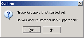 Activating network support after booting BartPE.
