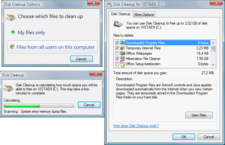 Defragmentation With Vista