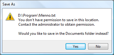 Problems with the permissions