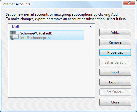 Vista Windows Mail Export